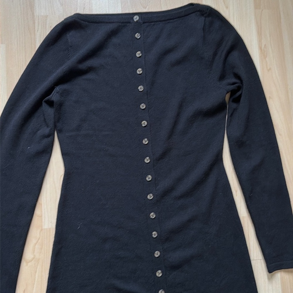 Reformation black maxi knit button down dress, size S - Picture 9 of 15